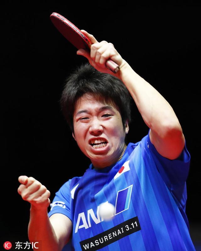 韩国乒乓球队横扫英国乒乓球队，水谷隼完成帽子戏法